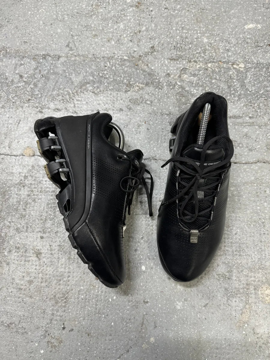 2010 Adidas x Porsche P5000 Bounce Black Leather Shoes (40eu/us7) zHgREam 6