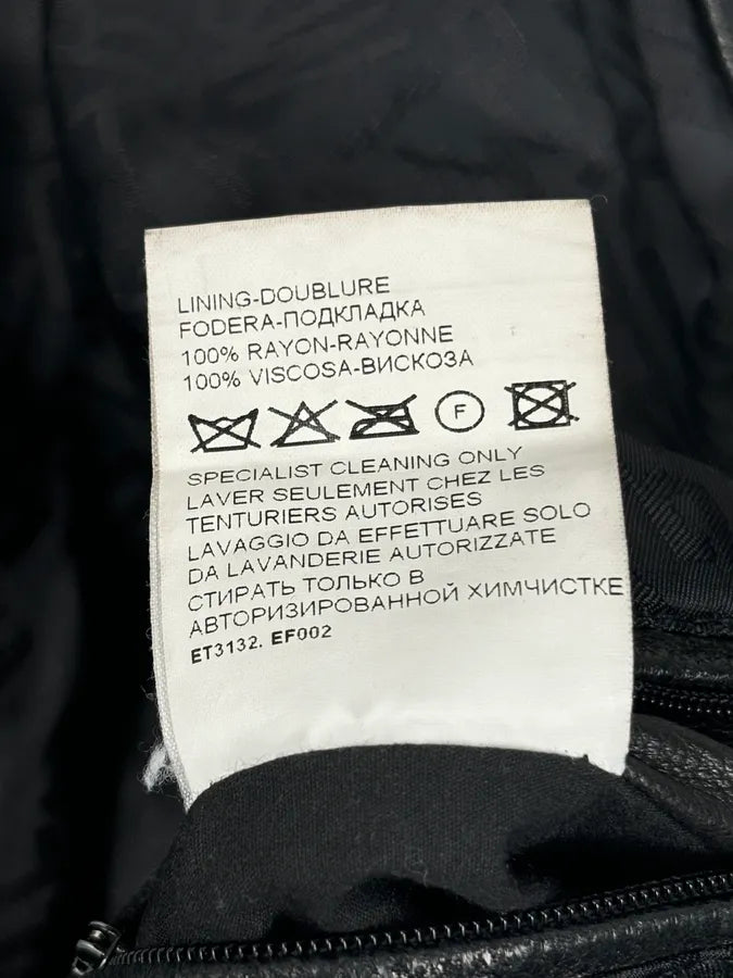 AW2010 Bikkembergs Black Sheep Leather Bomber Jacket EQuopID 11