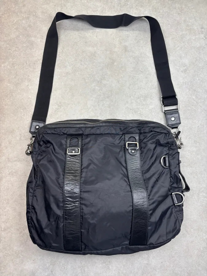 2010s Dolce & Gabbana Black Nylon Multi-Pocket Shoulder Bag cJoiozU 9