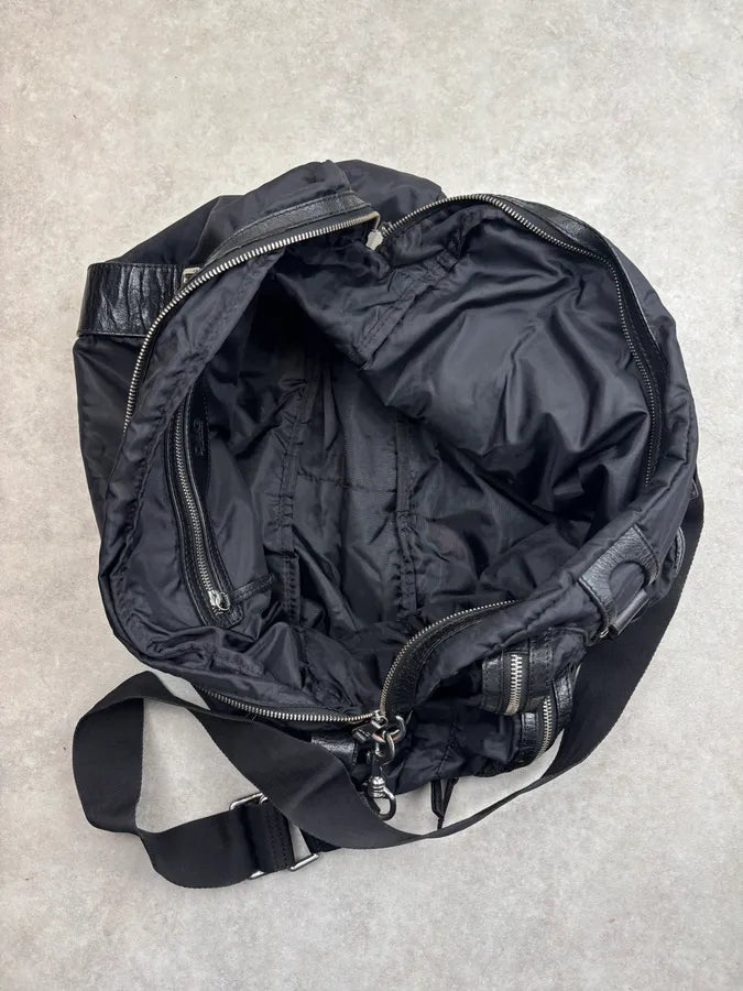 2010s Dolce & Gabbana Black Nylon Multi-Pocket Shoulder Bag cJoiozU 14