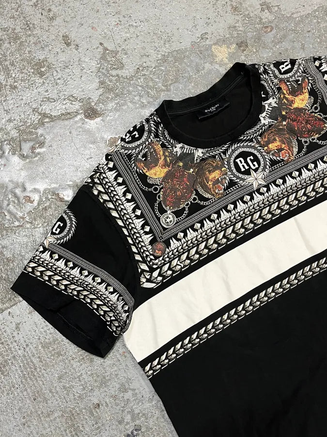 2010 Givenchy Rottweiler Bandana Black T-Shirt uYyVjrI 5