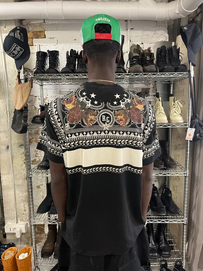 2010 Givenchy Rottweiler Bandana Black T-Shirt uYyVjrI 2