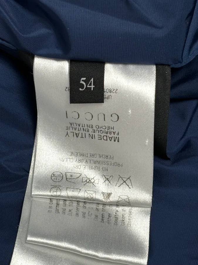 AW2010 Gucci Blue Hooded Quilted Puffer Jacket hzthqfS 10