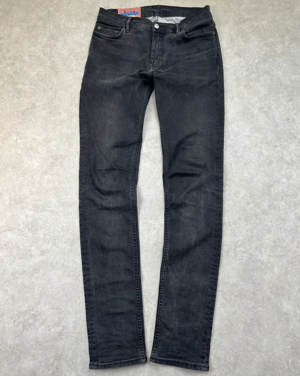2010s Acne Studios Slim Black Denim Jeans dKinTya 0