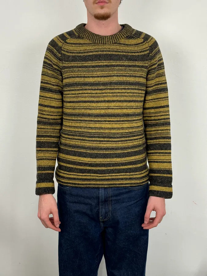 AW2016 Acne Studios Yellow Striped Sweater kZShlLT 1