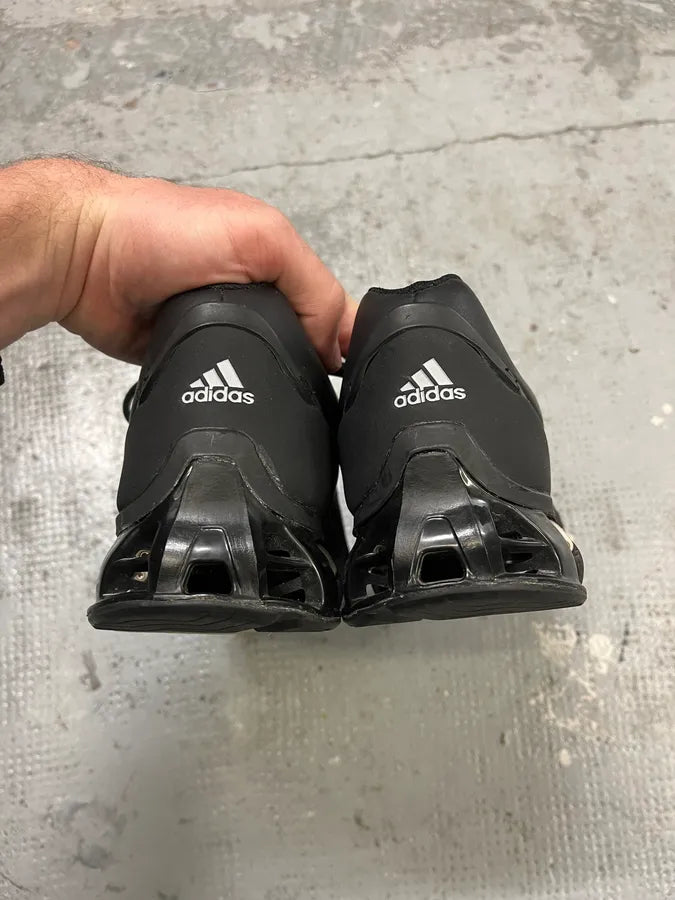 2010s Adidas X Porsche Bounce S4 Black Leather Sneakers RqZsmHt 6