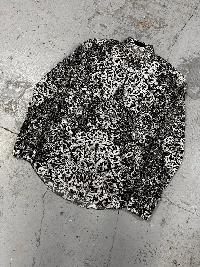 2010s Alexander McQueen Black & White Royal Dynastie Shurt hoLwRLs 2