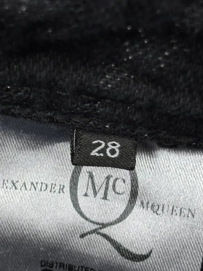2010s Alexander McQueen Black Leopard Jeans  BmMhUOx 11