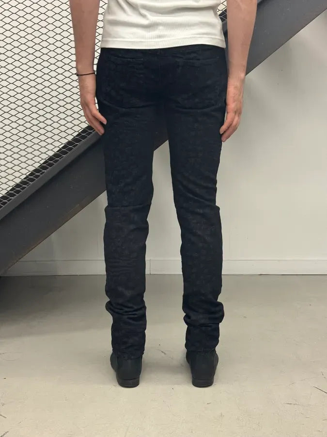 2010s Alexander McQueen Black Leopard Jeans  BmMhUOx 3
