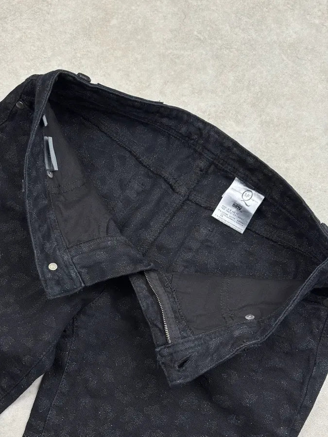 2010s Alexander McQueen Black Leopard Jeans  BmMhUOx 8