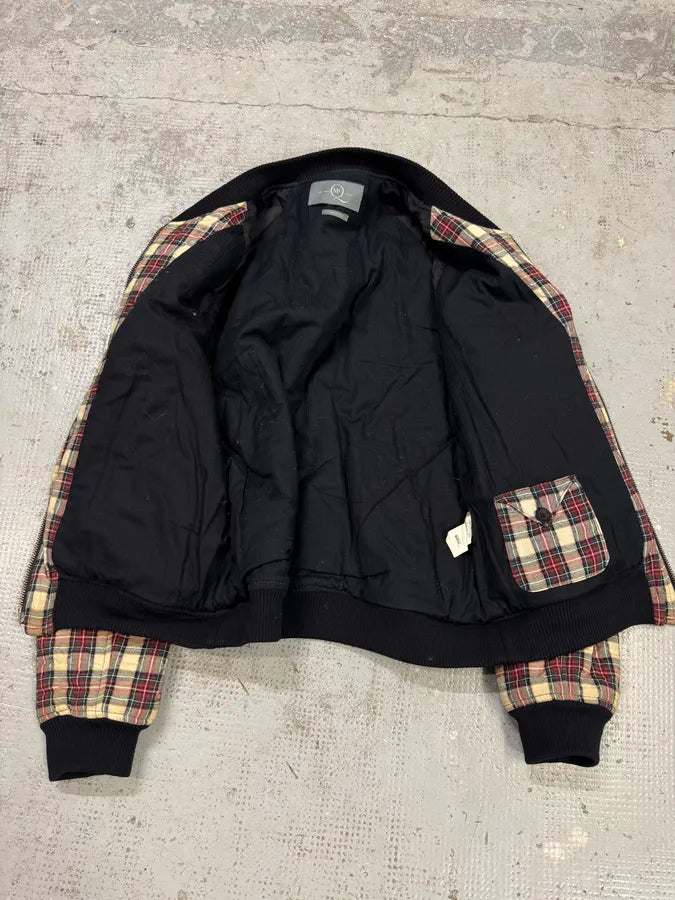 2010s Alexander McQueen Checkered White & Red Bomber Jacket sNvxZqa 4
