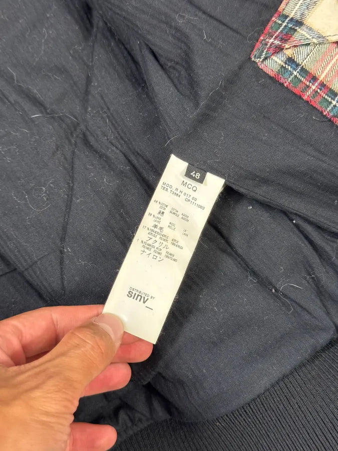 2010s Alexander McQueen Checkered White & Red Bomber Jacket sNvxZqa 7