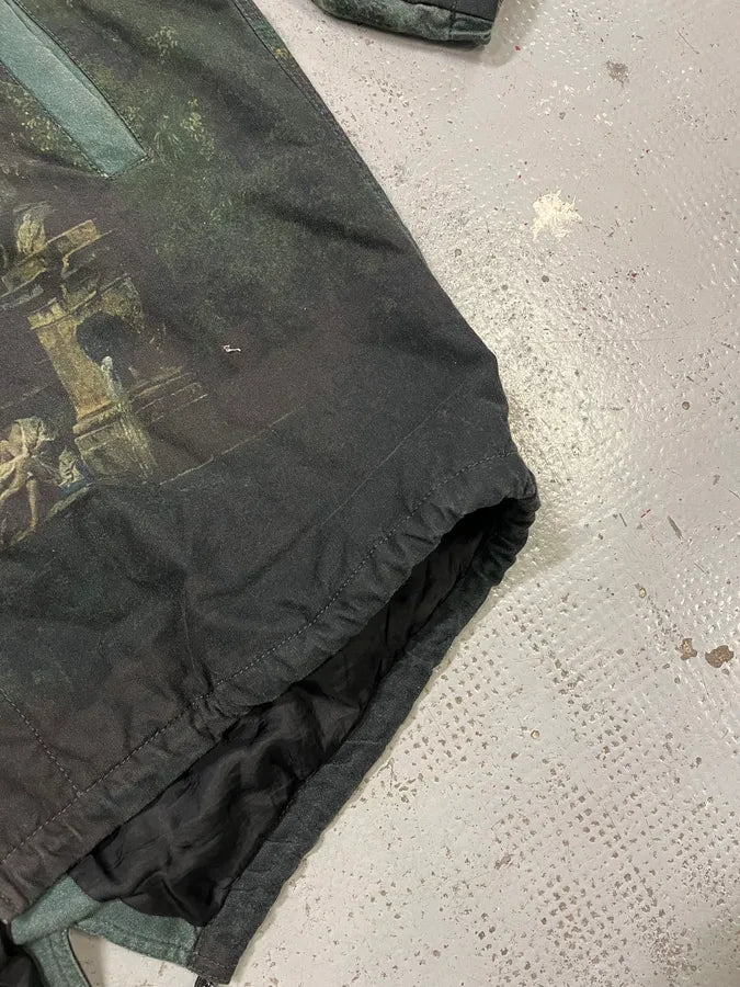 2010s Alexander McQueen Forest Dark Green Nylon Long Parka Jacket UIKKfOw 7