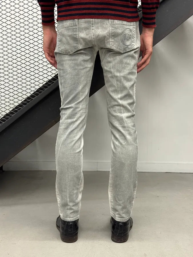 2010s Alexander McQueen Grey Denim Washed Skinny Jeans SSnCWgg 2