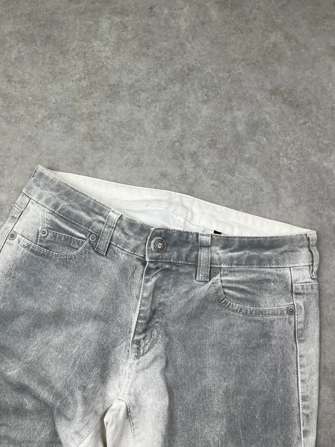 2010s Alexander McQueen Grey Denim Washed Skinny Jeans SSnCWgg 5