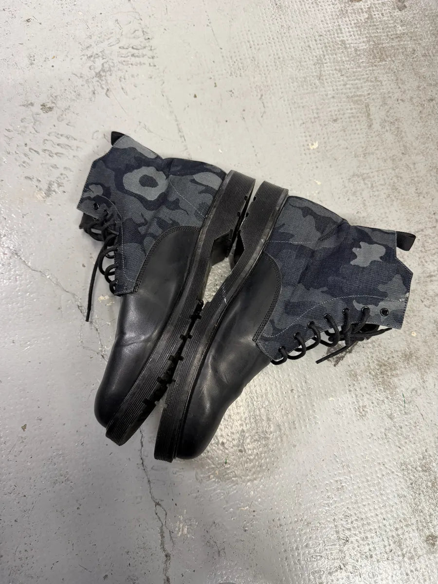 2010s Armani Black Camo Hybrid Boots iJXFtfp 1
