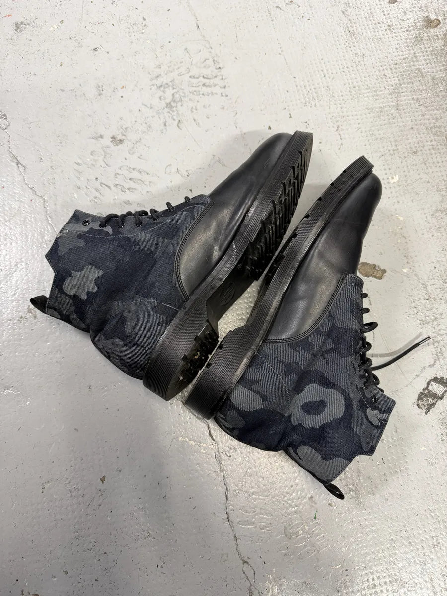 2010s Armani Black Camo Hybrid Boots iJXFtfp 8