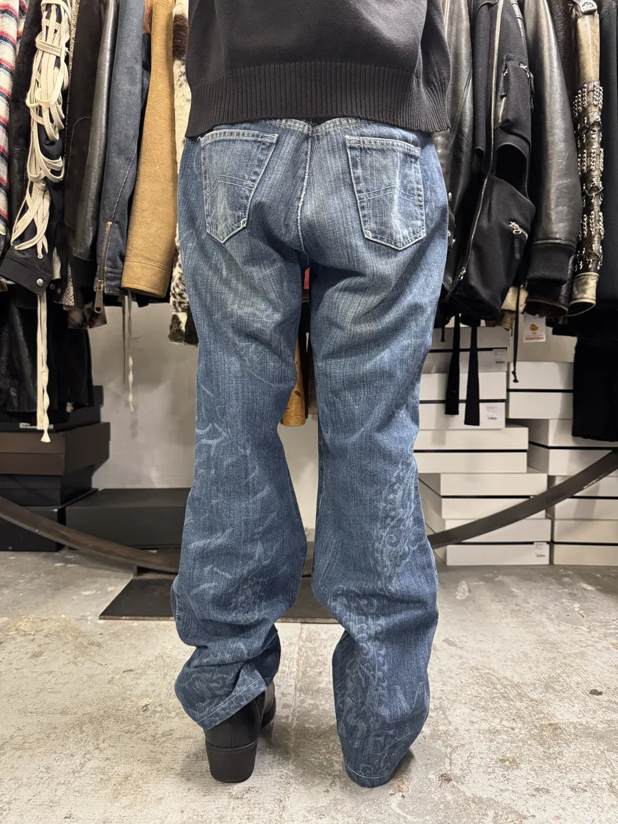 2010s Armani Blue Tagged Washed Denim Jeans ZusjyCC 2