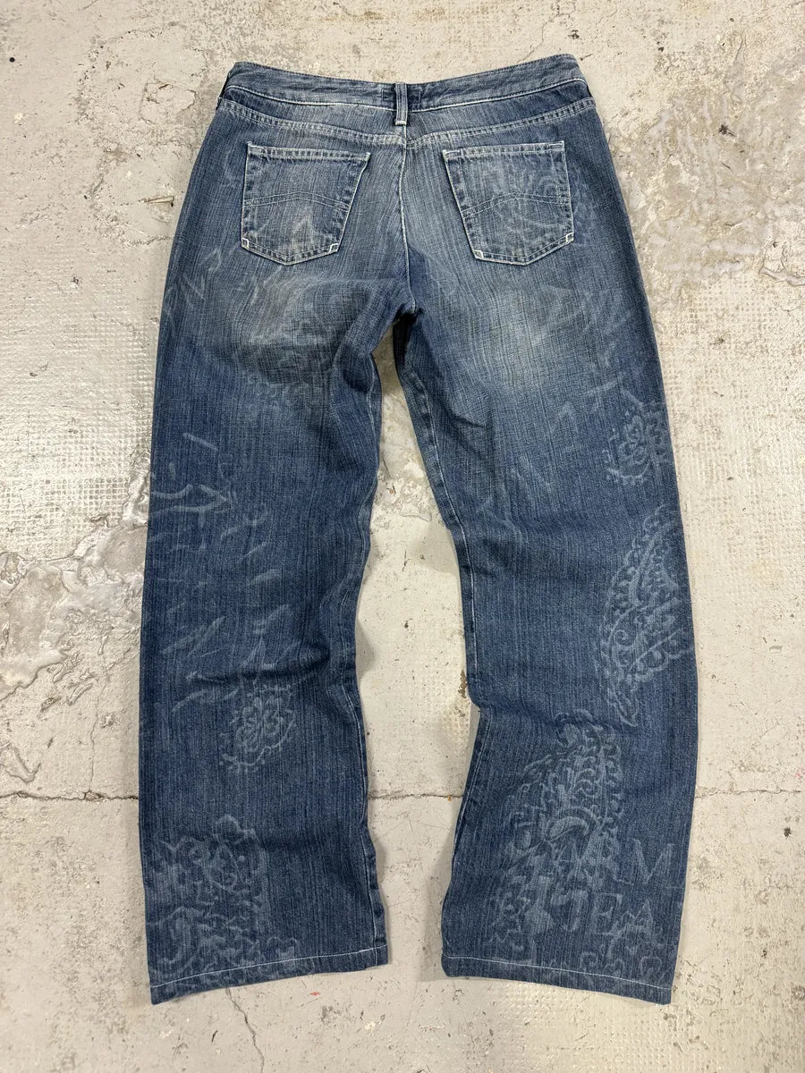 2010s Armani Blue Tagged Washed Denim Jeans ZusjyCC 4