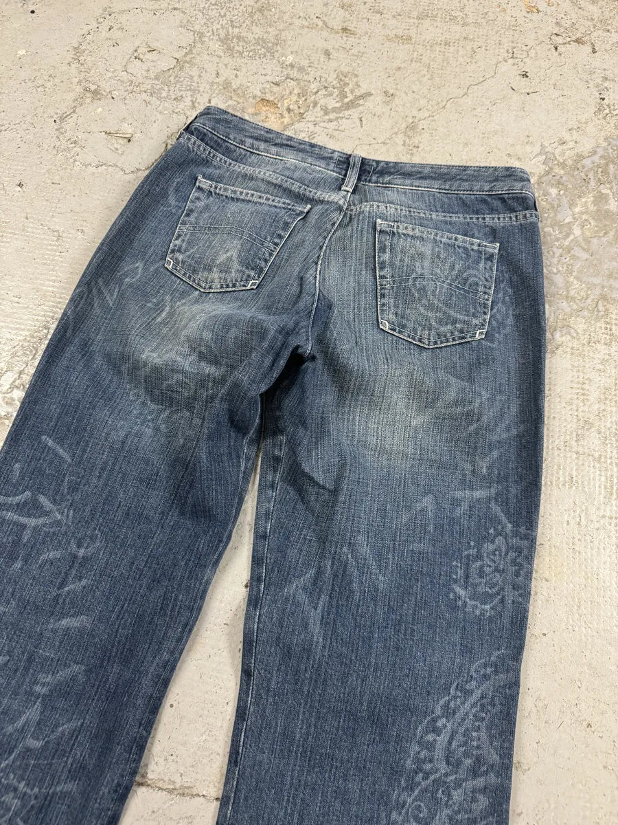 2010s Armani Blue Tagged Washed Denim Jeans ZusjyCC 5