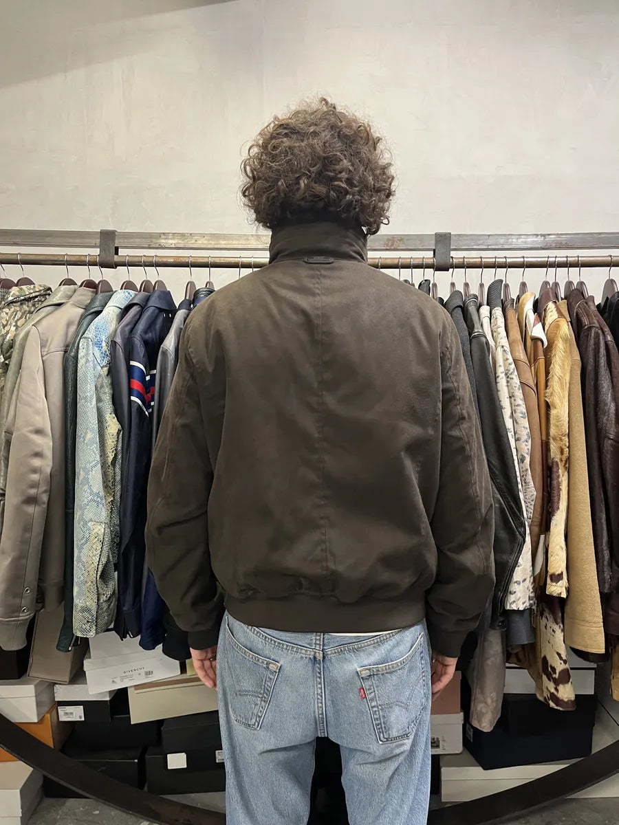 2010s Armani Collezioni Brown Bomber Jacket sMWXDda 3