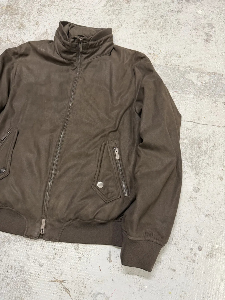 2010s Armani Collezioni Brown Bomber Jacket sMWXDda 4
