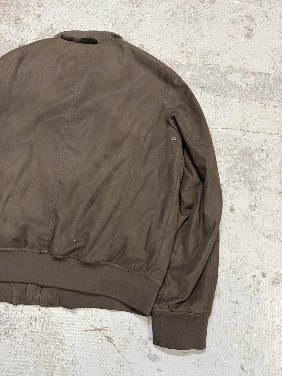 2010s Armani Collezioni Brown Bomber Jacket sMWXDda 8