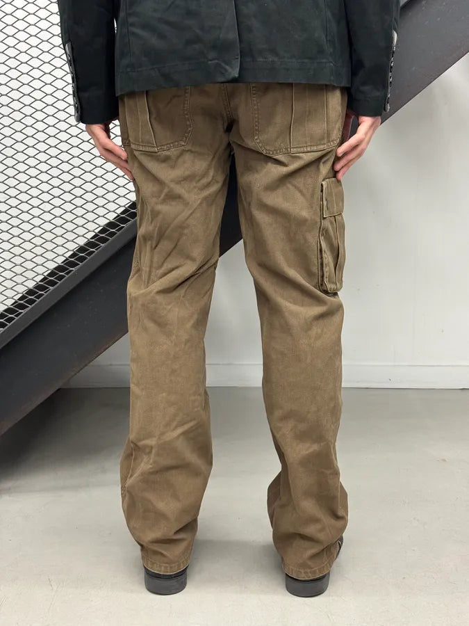 2010s Armani Full Zip Aviator Brown Cargo Pants oXkwYaP 2
