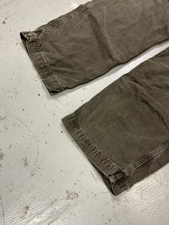 2010s Armani Grey Corduroy Cargo Pants UNiKiac 7