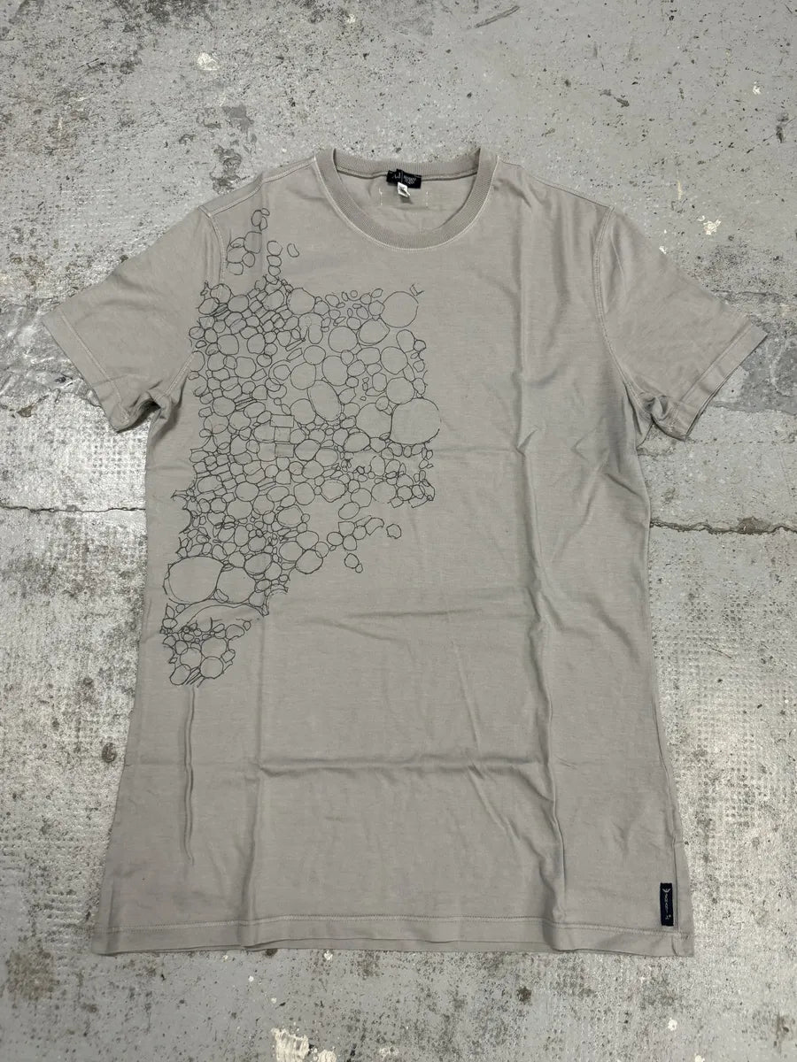 2010s Armani Rock Bubble Fantasy Grey T-Shirt LrXKedt 0