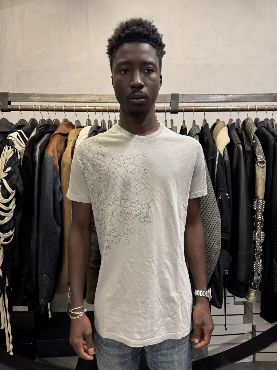 2010s Armani Rock Bubble Fantasy Grey T-Shirt LrXKedt 1