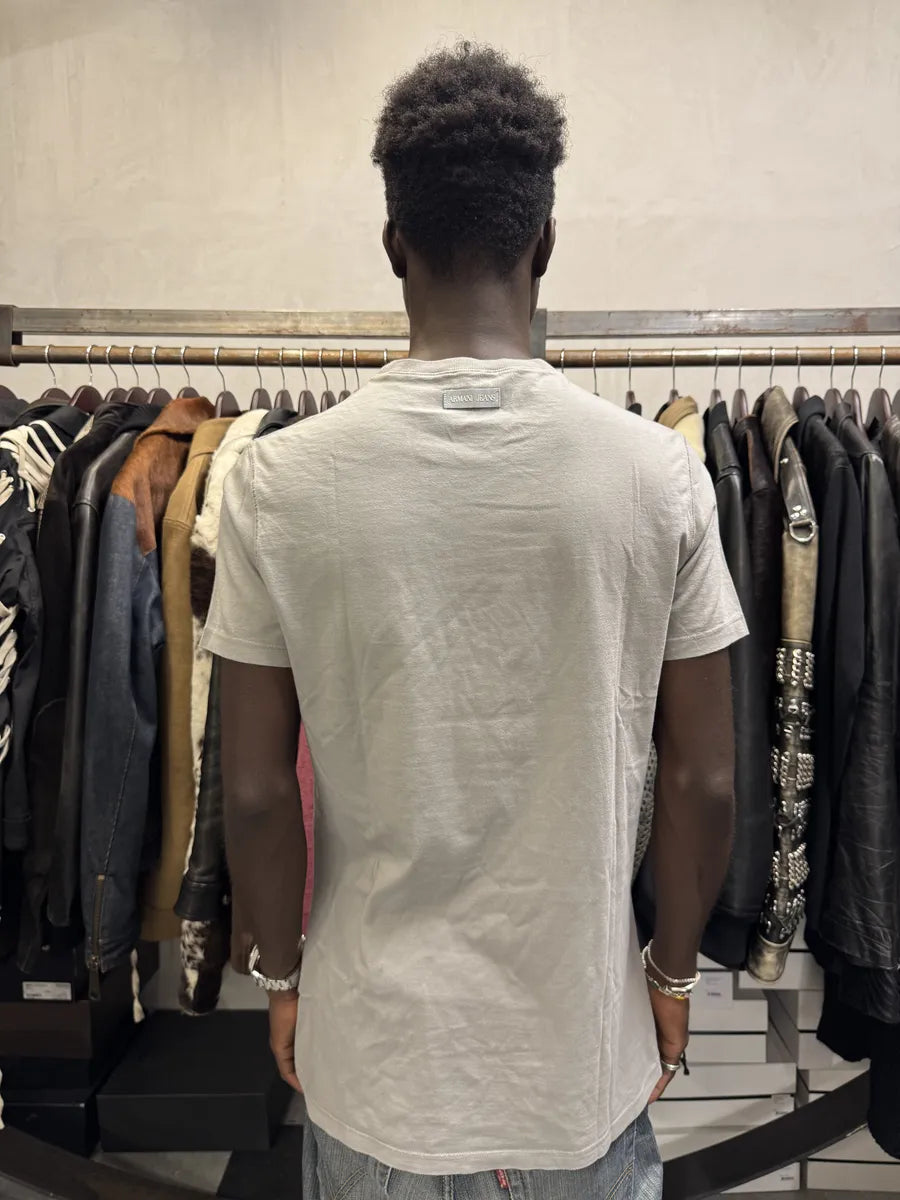 2010s Armani Rock Bubble Fantasy Grey T-Shirt LrXKedt 3