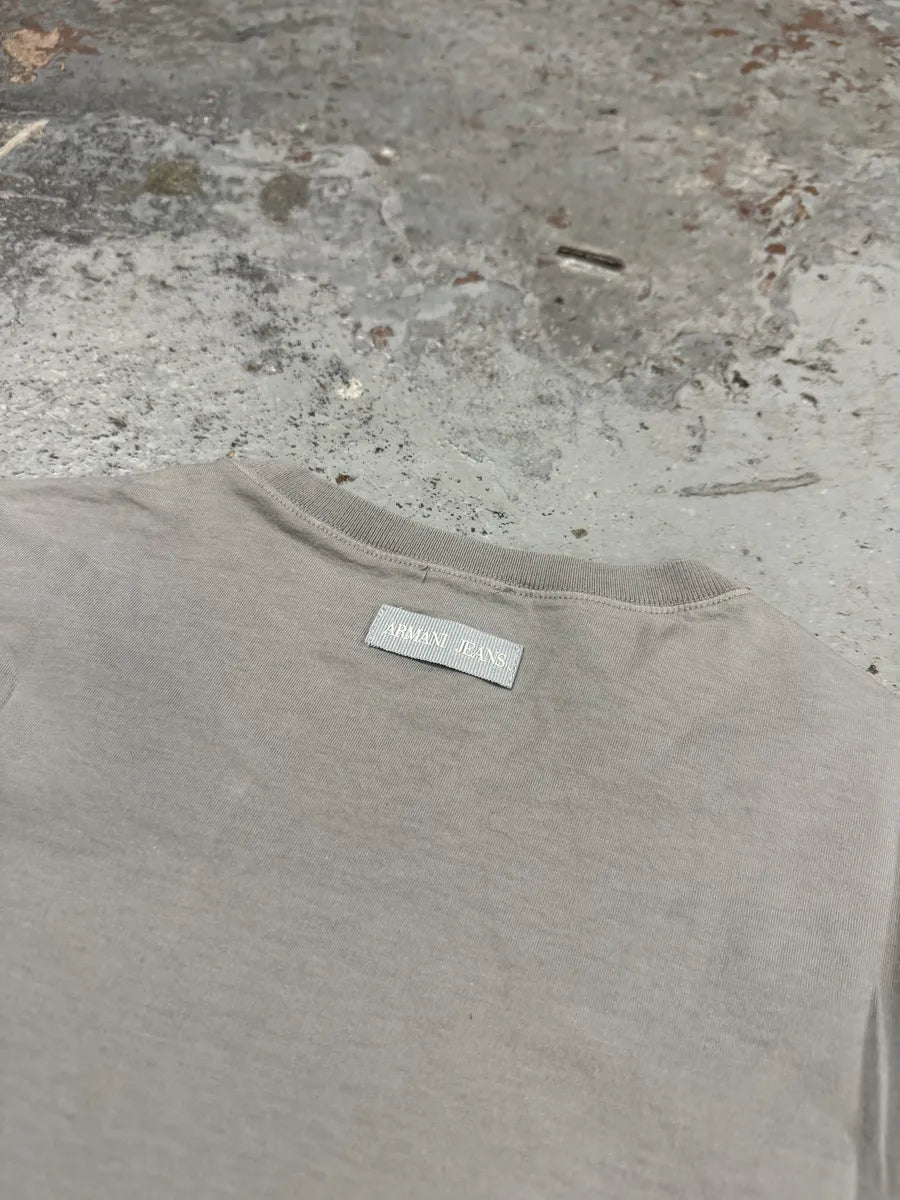 2010s Armani Rock Bubble Fantasy Grey T-Shirt LrXKedt 6