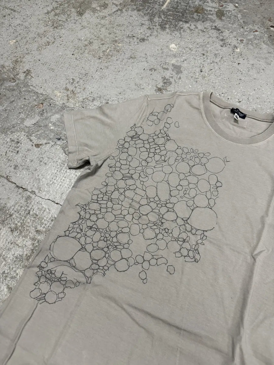 2010s Armani Rock Bubble Fantasy Grey T-Shirt LrXKedt 8