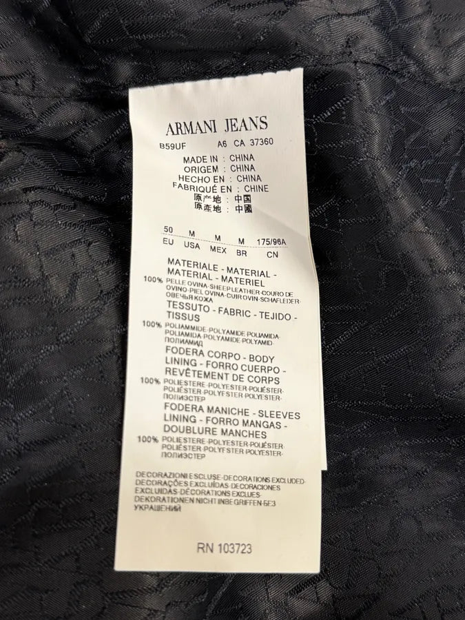 2010s Armani White & Blue Lined Ricing Jacket HkjUKUN 10