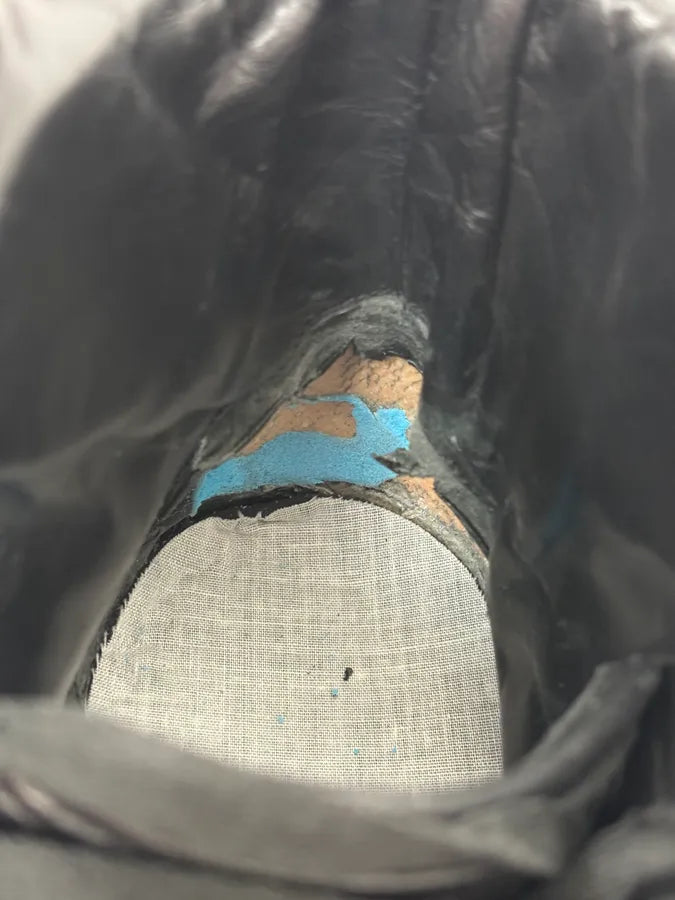 2010s Balenciaga City Black Plissed Leather High Sneakers BbTNOIt 9