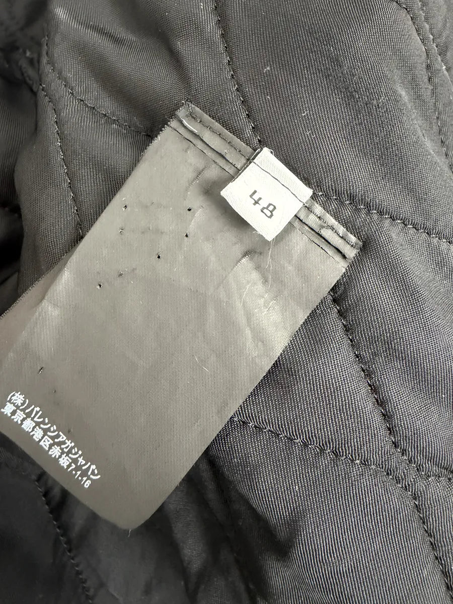 2010s Balenciaga Green Fur Hooded Parka Jacket zGUYGRh 9