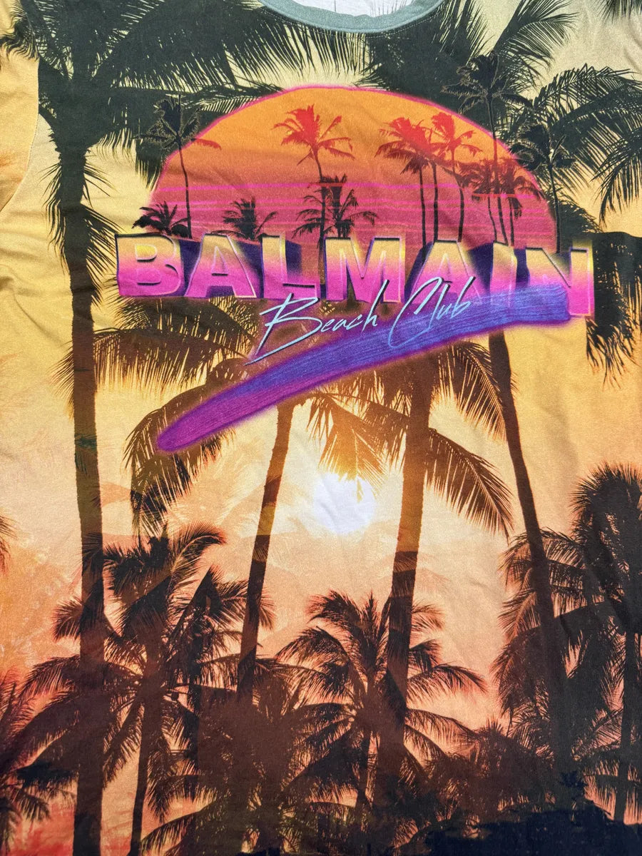 2010s Balmain Beach Club T-Shirt AIdbZiz 2
