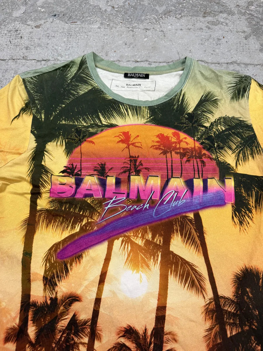2010s Balmain Beach Club T-Shirt AIdbZiz 5