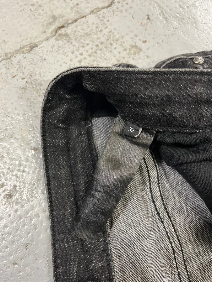 2010s Balmain Biker Black Denim Jeans fZCyAOf 12