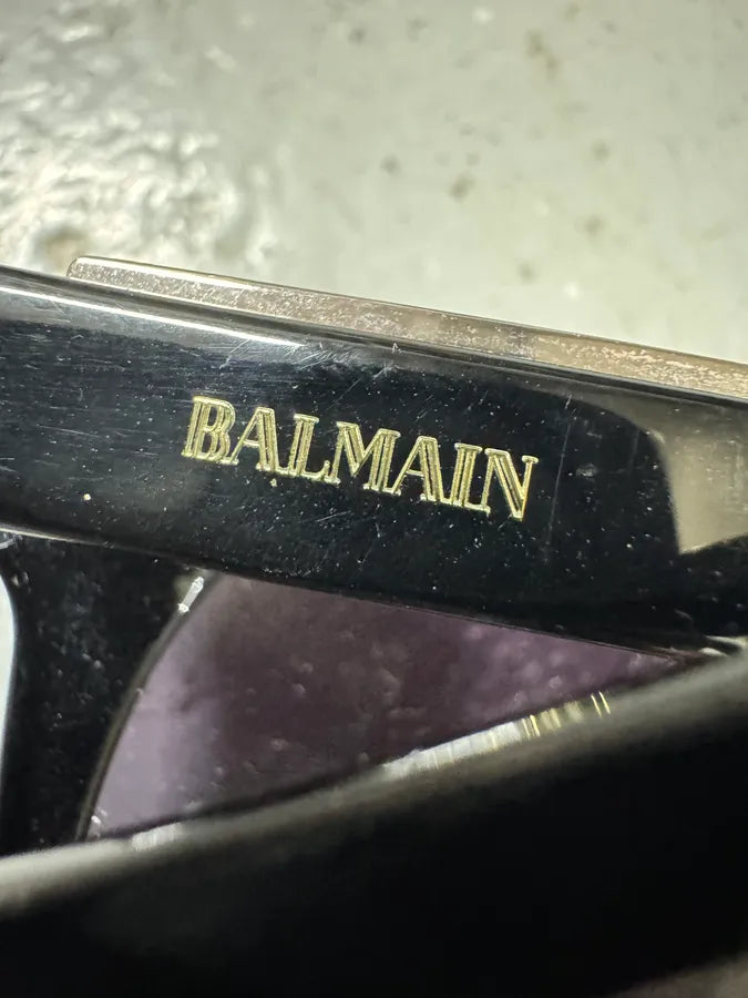 2010s Balmain Black Aviator Sunglasses kNdVZtQ 2