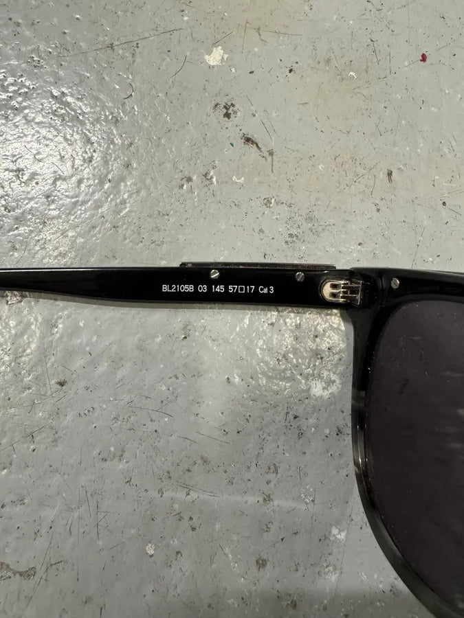2010s Balmain Black Aviator Sunglasses kNdVZtQ 3