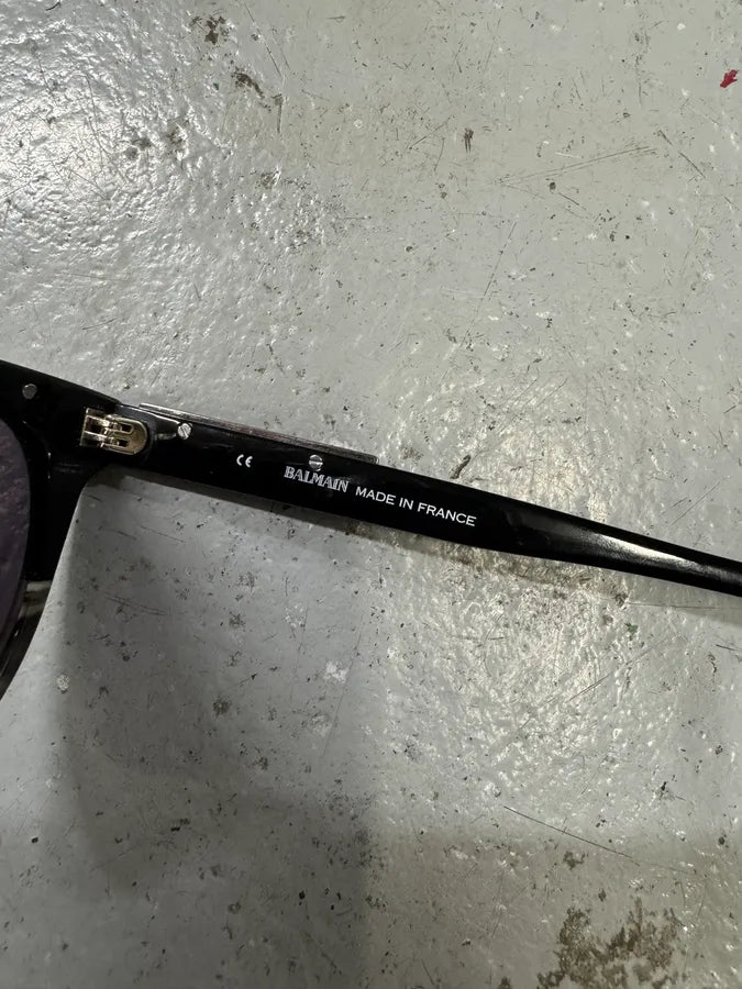 2010s Balmain Black Aviator Sunglasses kNdVZtQ 5
