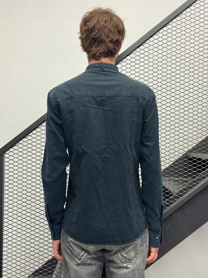 SS2013 Balmain Black Multi Pockets Cargo Shirt FUsIuGA 2