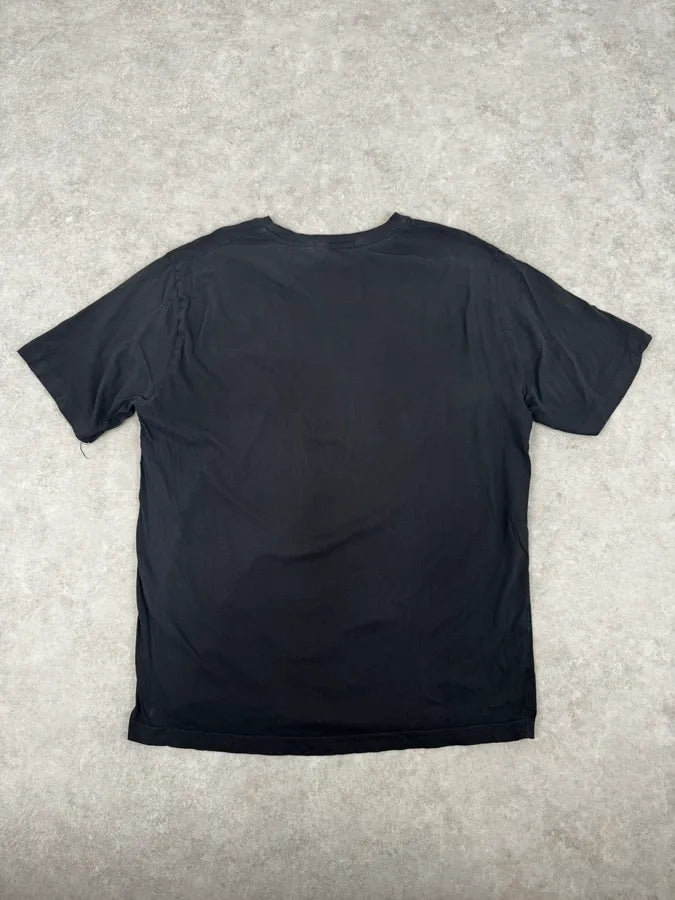2010s Balmain Black Tribal Cross Graphic T-Shirt By Christophe Decarnin RbVRhnb 3