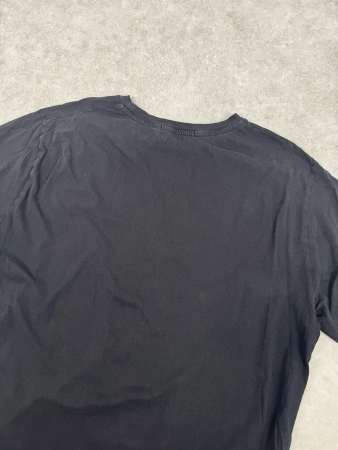 2010s Balmain Black Tribal Cross Graphic T-Shirt By Christophe Decarnin RbVRhnb 5