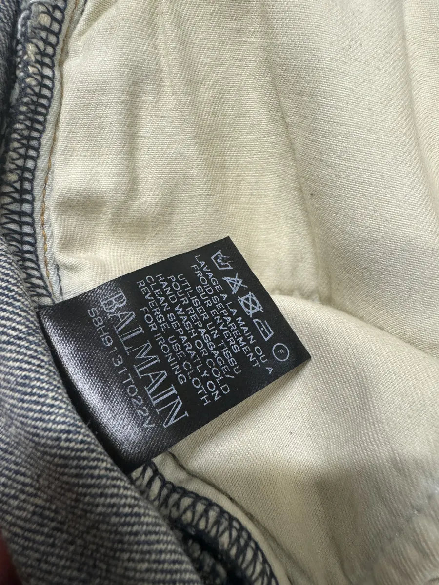 2010s Balmain Blue Slim Denim Jeans RVwaXMC 9