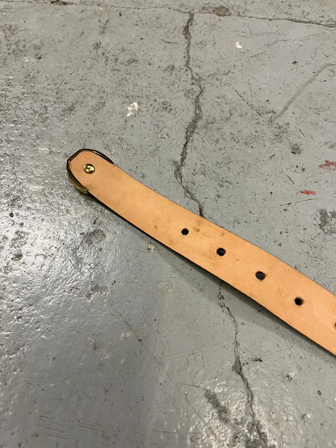 2010s Balmain Golden Cowboy Green Leather Belt udReNHu 9