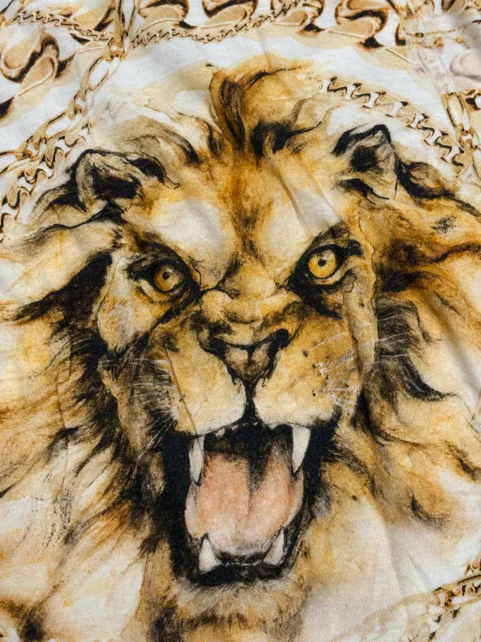 2010s Balmain Golden Lion White T-Shirt LPUGAGU 6
