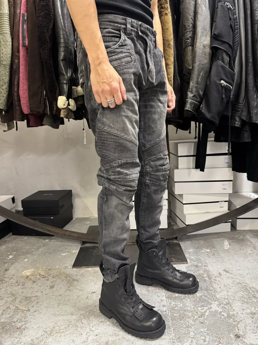 2010s Balmain Grey Slim Denim Jeans dyQGHWB 3